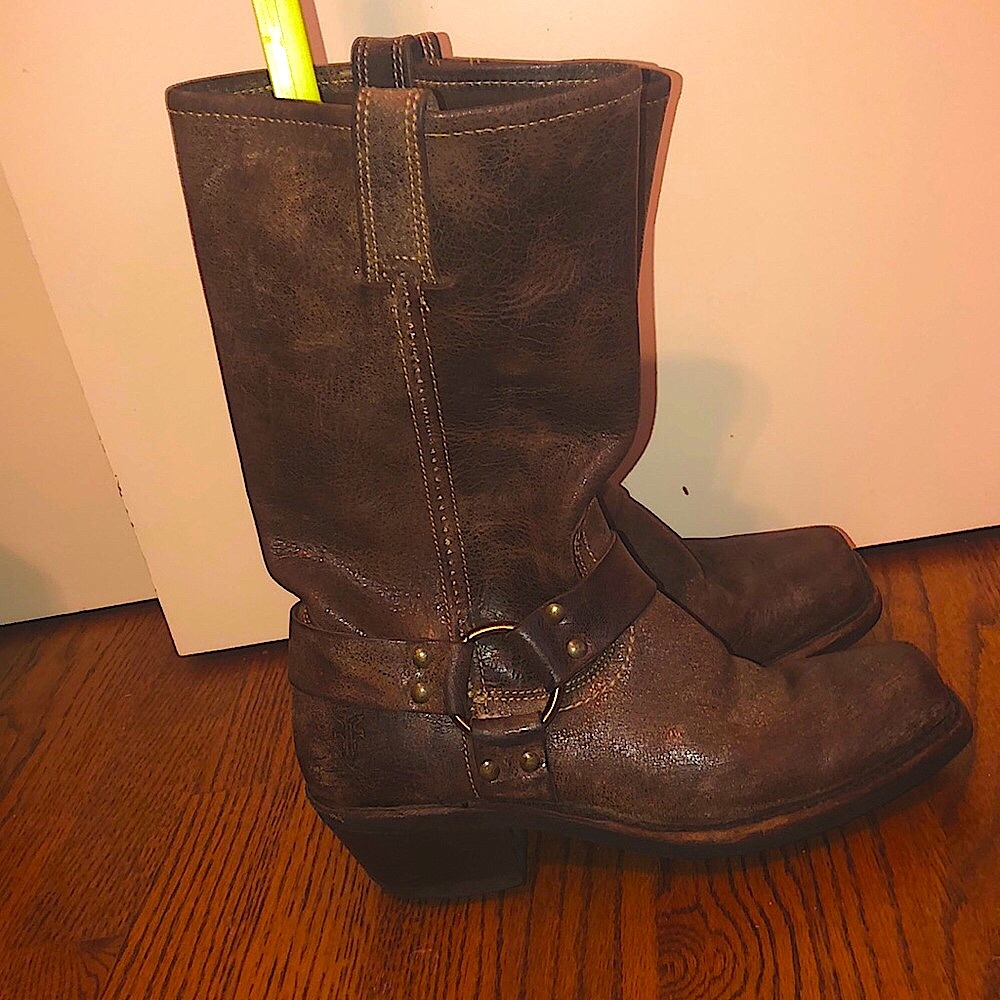 Authentic Frye Harness 12R Leather Riding Boots